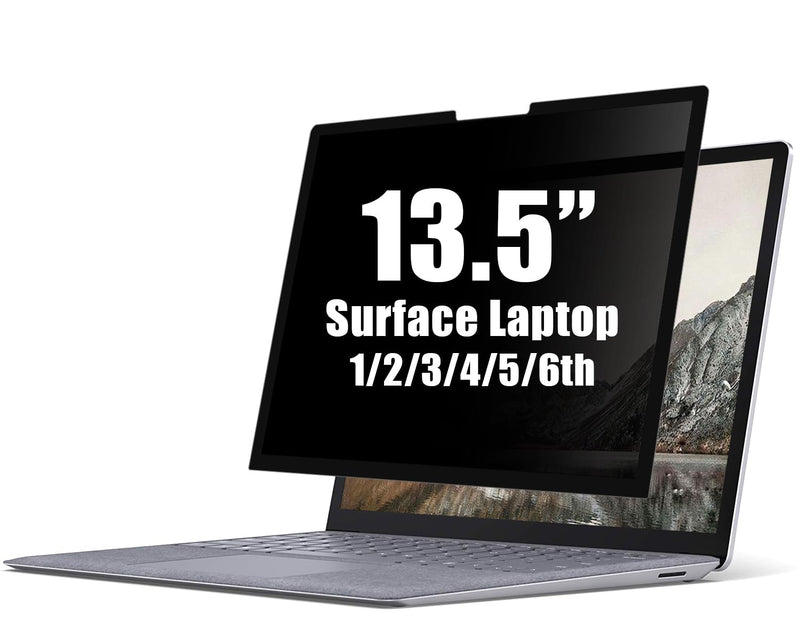 FILMEXT Privacy Screen Protector for Microsoft Surface Laptop 13.5 inch 2/3/4/5 th Generation,Removable Surface Laptop Privacy Screen 13.5" Anti-Spy Anti-Glare Blue Light Filter