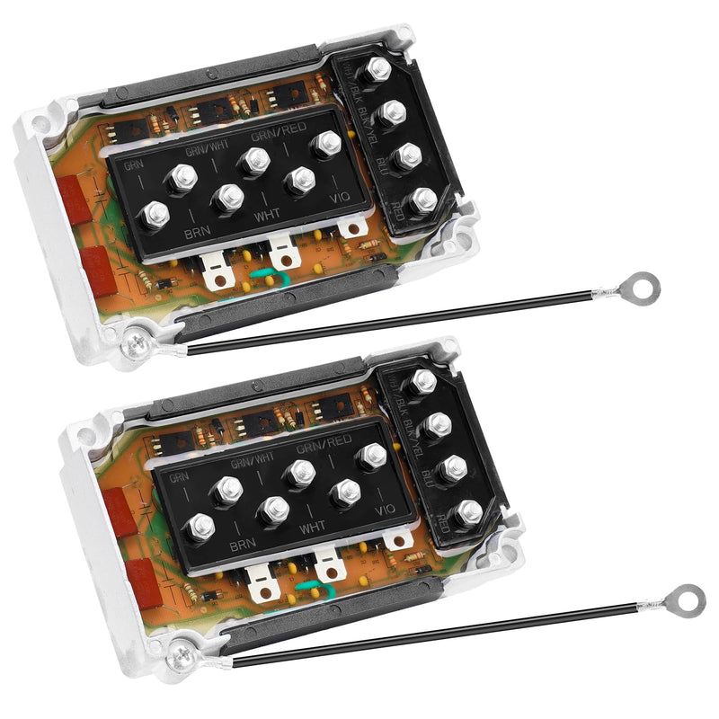 2pcs CDI Module Switch Box Compatible with Mercury Outboard 50hp 60hp 65hp 70hp 75hp 80hp 90hp 105hp 115hp 140hp 150hp 175hp 200hp 220hp Motor Power Pack Replace# 332-7778A12 332-7778A9