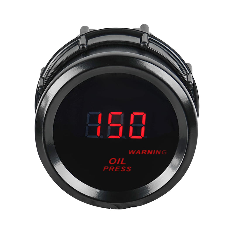  [AUSTRALIA] - WATERWICH 2inch 52mm Oil Pressure Gauge 0-150 PSI DC12V Press Gauge Meter Kit for Car Truck Marine Vehicle Automotive