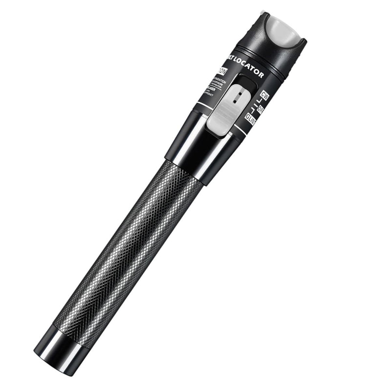 VFL Visual Fault Locator,80-100KM Fiber Optic Cable Tester Meter with 2.5 mm Universal Connector FC Male to LC Female Adapter for CATV Telecommunications
