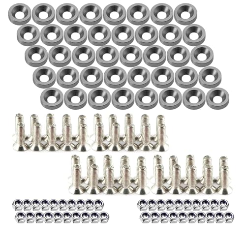 Engine Dress up Kit, 40 PCS M6 Dress up Bolts (Titanium) Titanium