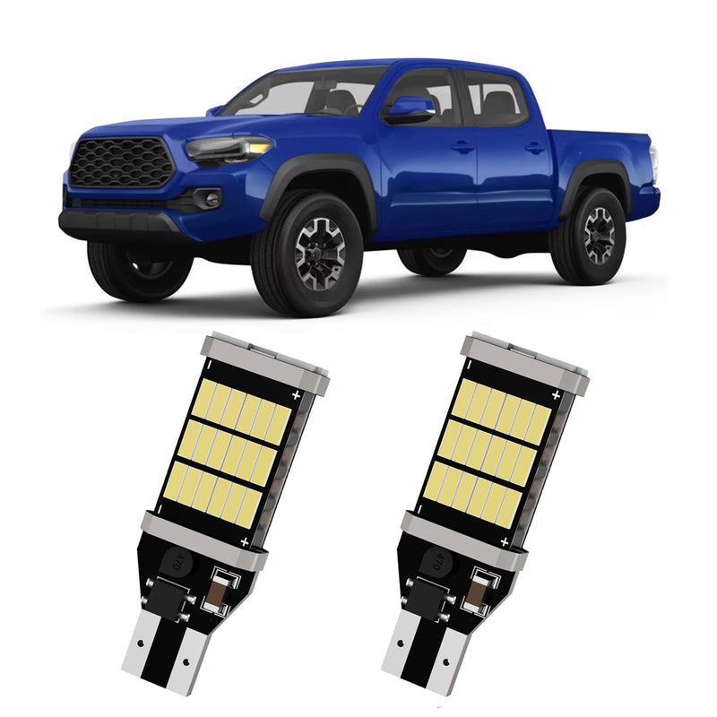 2PCS Tacoma Reverse Lights Fits for 2001-2023 Toyota Tacoma, 6500K White Super Bright Backup Lights, Upgraded Backup Reverse Bulb Replacement