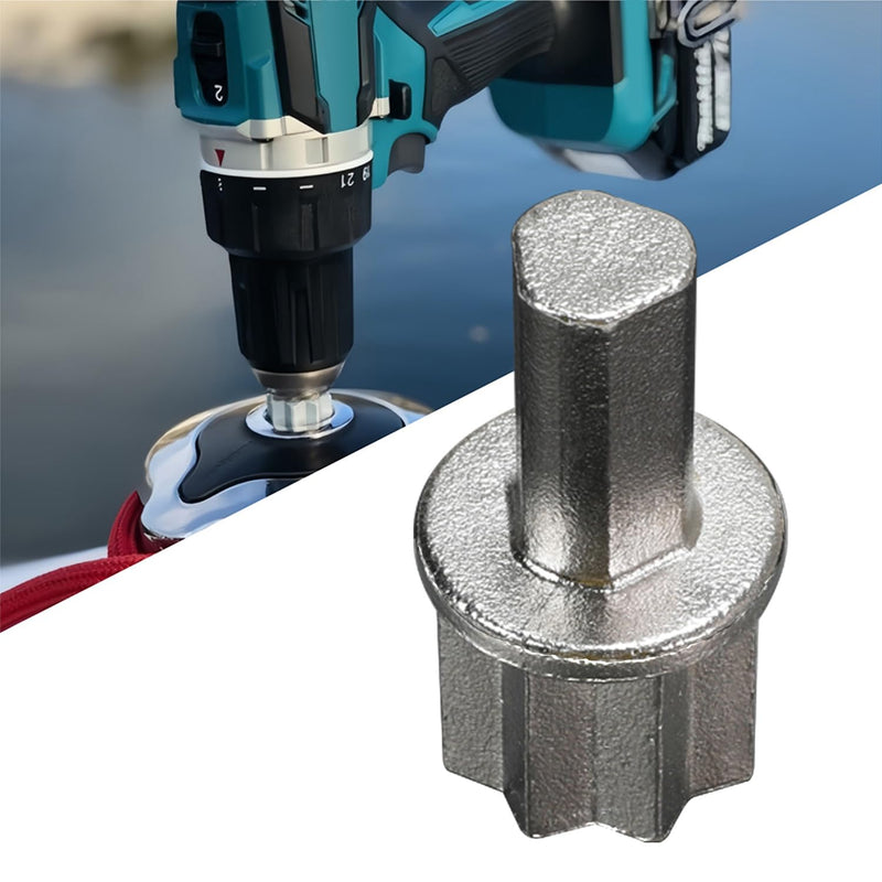 7431 Sailboat Winch Bit Adaptor, Sailing Cordless Drill and Winch Adapter for Cordless Screwdriver Winch Bit for Power Drill Sailboat Winch Drill Adapter Bit, Convert to Powered Winch.