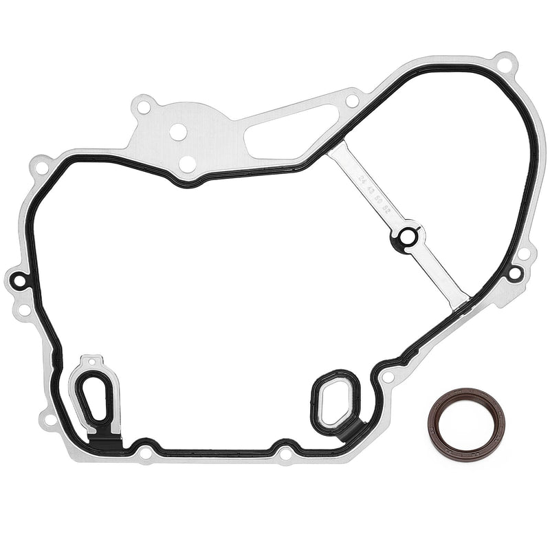 TCS46079 Timing Cover Gasket Set Compatible with 2.0L-2.4L Chevy Cobalt, Equinox, HHR, Malibu,Impala,Orlando,Captiva Sport/GMC Terrain/Buick Regal,Allure, Verano/Pontiac/Saturn Replace# 24435052