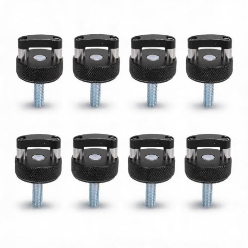 Quick Removal Thumb Screws for Bronco Hard Top, M8 1.25 Black