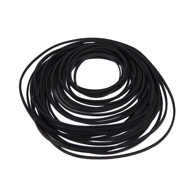 Sam&Johnny Rubber Belt DVD/CD Cassette Recorder Repair Maintenance, 4mm Width Flat Mixed Package 40-135mm Length Pulley Pully Belt Rubber Drive Belts(50/Pack)