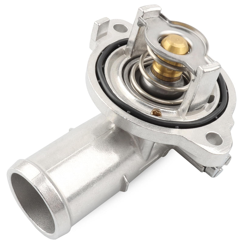 Upgrade Aluminium Thermostat Housing Assembly, Replace 902-3035HP, 9023035HP Compatible with Chrysler Dodge 3.6 3.6L - 2011-2022 Chrysler 300, 2011-2022 Challenger, 2011-2022 Charger, 2013-2017 300C