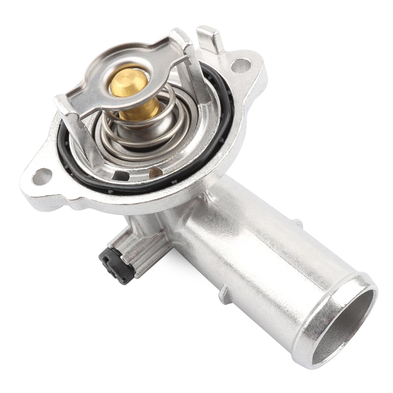 Upgrade Aluminium Thermostat Housing Compatible with Dodge Jeep 3.6 3.6L - 2011-2015 Durango & Grand Cherokee, 2012-2017 Wrangler JK JKU, 2018 Wrangler JK, Replace 902-852, 902852, 5184651AH 5184651AG