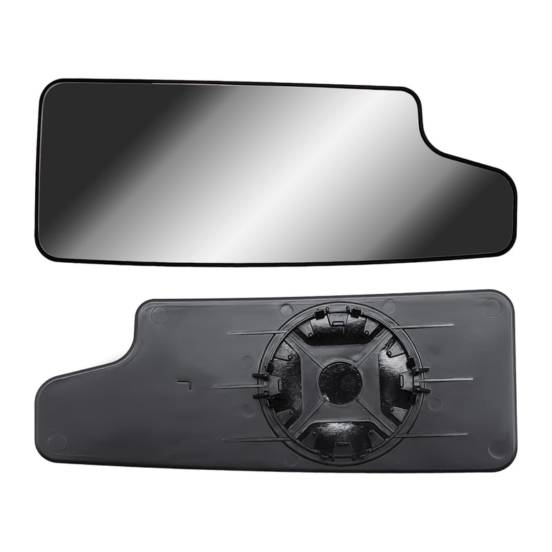  [AUSTRALIA] - Replacement Passenger Right Side Door Towing Mirror Lower Small Glass Convex No Heated with Back Plate for Chevrolet Silverado and GMC Sierra 1500 2500 HD 3500 HD from 2019 to 2024 Small Passenger (RH) Side