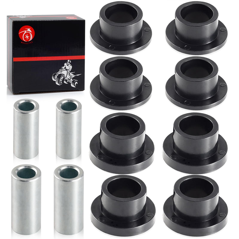 Front Shock Absorber Bushings Sleeve Kit 8Pcs For Polaris Ranger 500 570 700 800 900 1000 Diesel Brutus HD PRO XD