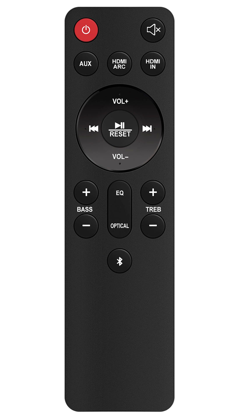 Replace Soundbar Remote Control Compatible with ONN 5.1 Sound Bar Speaker Subwoofer 100027812 100015717 100008866