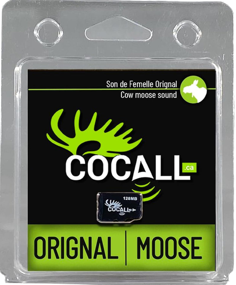 Moose Sound Card for Hunting (Includes 4 Different Moose Cow Sounds) - Micro SD Card for Cocall 2X - Replicates Real Female Moose Sounds MSDOF01