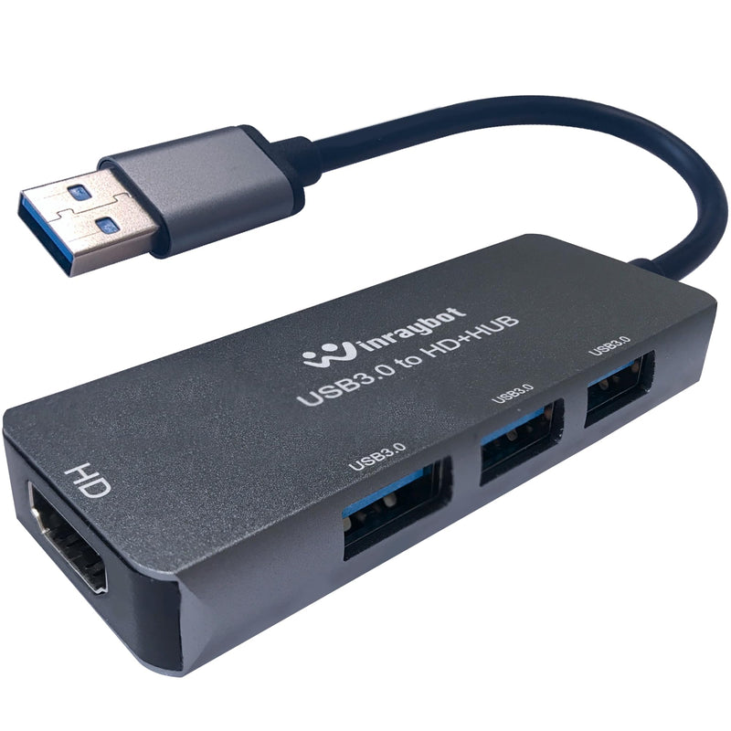 USB to HDMI Adapter,USB hub with HDMI,USB 3.0 to HDMI Adapter,HDMI to USB Adapter for Monitor,USB hub for Laptop with hdmi Supports Mac & Windows