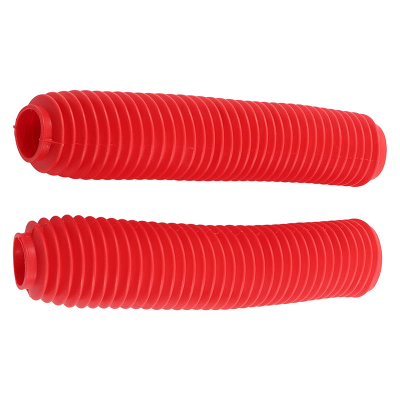 Keenso Pair Motorcycle Front Fork Shock Boots Dust Cover, Rubber Replacement for RM125 DR250 DRZ400 400 Other Other Other (Red), GeerPYBVZV6h9d-13