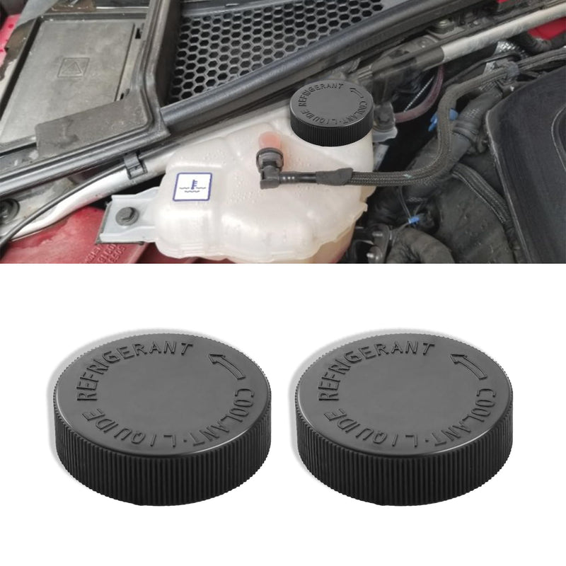 2PCS Coolant Reservoir Cap, Engine Radiator Coolant Overflow Antifreeze Reservoir Tank Cap, 21712-79900 Coolant Water Tank Reservoir Cap Compatible with Nissan Infiniti Murano Quest EX35 FX37 G37 Black
