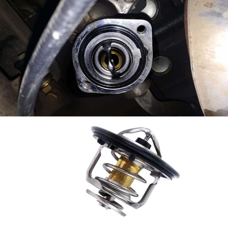 Car Thermostat, High Performance Thermostat, Automotive Replacement Engine Thermostats, Auto Engine Coolant Thermostat Compatible with Honda Civic CRV CRZ, Replaces #19301-PAA-306, 19301-PLC-315