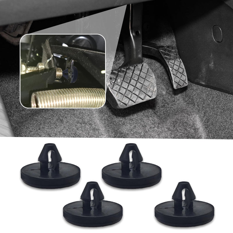4PCS Brake Switch Stopper, Stopper Brake Switch Pad, Brake Light Switch Stopper, 90541-06036 Car Truck Auto Brake Pedal Pad, Automotive Clutch Pedal Stopper Fits for Most Cars (4PCS) 4PCS