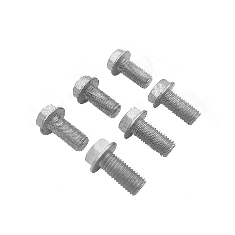 6pc Transmission Flywheel Flexplate Bolts For GM LS Engines LS1 LS2 LS3 4.8 5.3 6.0, High Strength, Zinc coated