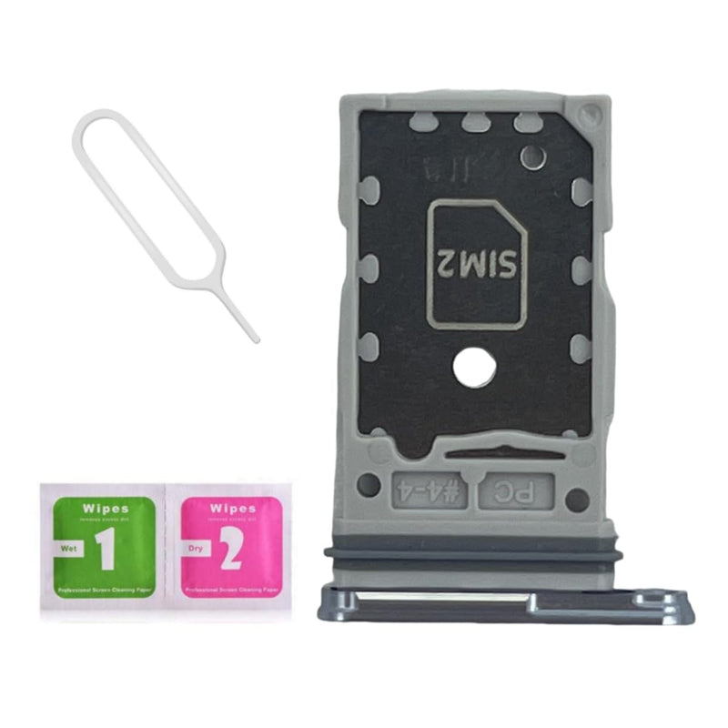  [AUSTRALIA] - OEM Galaxy S24 Dual SIM Card Tray Slot Holder Replacement for Samsung Galaxy S24 Plus SIM Card Tray S24+ 5G SM-S921U S926U with Sim Card Tray Open Eject Pin (Blue) Blue