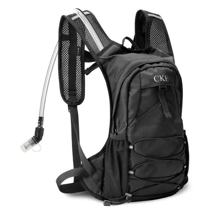 Hydration Backpack Hydration Pack Water Backpack with 2L(70-Ounce) Hydration Bladder for Men Women Kids for Running Hiking Biking Climbing Black