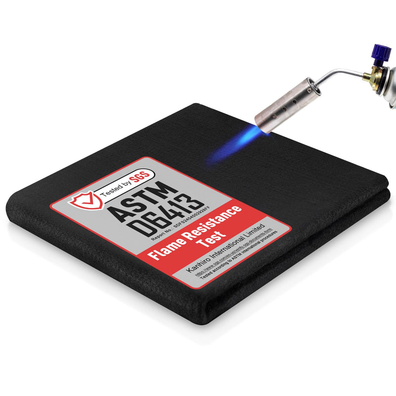 kanhiro Carbon Felt Welding Blanket Fireproof - 20" X 20" Heat Resistant Fabric 1800°F High Temp Insulation Blanket, Heat Shield Mat for Grill Stove Pit, Welding Pad for Plumbing Brazing 1/7 Inch (3.5mm) 20" x 20" - 1Pack