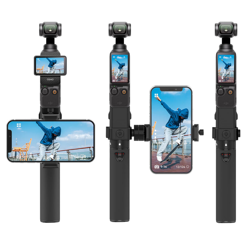 Smatree Portable Osmo Pocket 3 Power Stick (Power Bank) Compatible for DJI Osmo Pocket 3, Handheld Smartphone Holder Mount Bracket Only for DJI Osmo Pocket 3 Camera For Pocket 3(Upgrade Version)