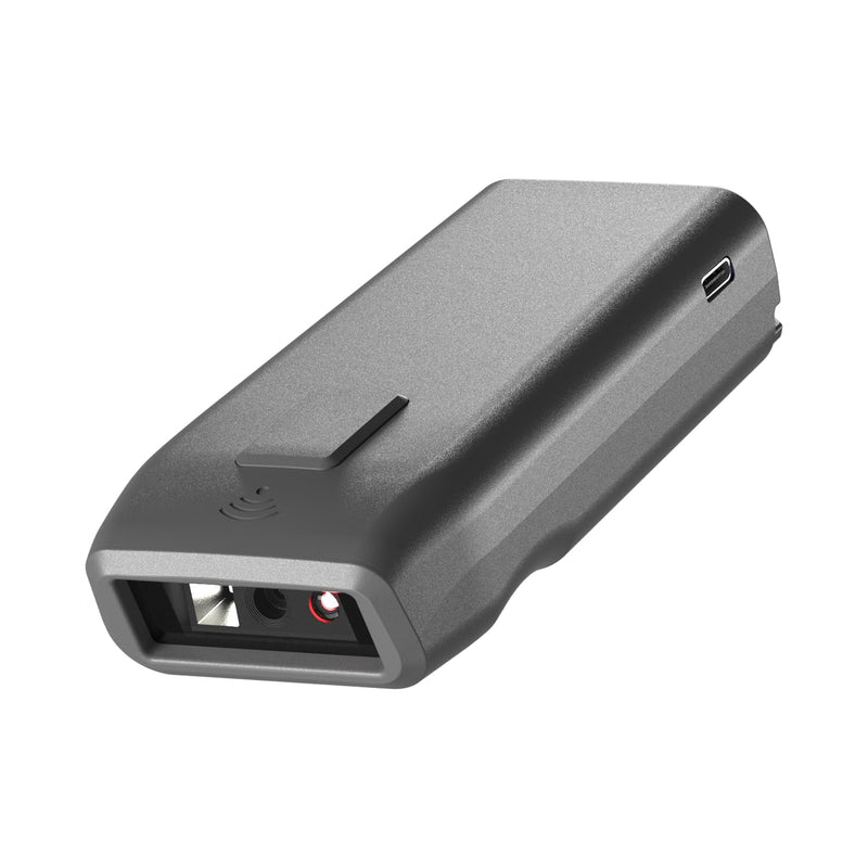 NetumScan Mini QR Bluetooth Barcode Scanner, 3-in-1 Automatic 1D 2D Wireless Barcode Reader for Inventory, Small Bar Code Scanner for POS, Computer, Tablet, iPhone, iPad, iOS, Android 1D&2D