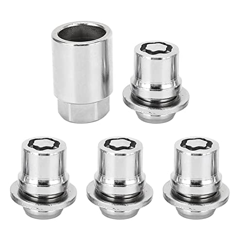 Wheel Lock Lug Nuts, M12x1.5 Wheel Lock Lug Nut Set 1.3in Height Replacement for IS300 IS250 IS350 IS200T ES300 ES330 ES350 ES300H ISF Car Wheel Locking Lug Nut Kit OE 0001699115 0027600900