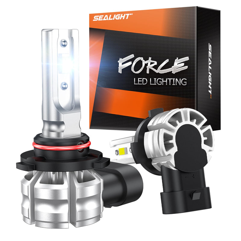 SEALIGHT H10 9140 9145 LED Fog Light Bulbs or DRL, 10000LM Strong Penetration H10 LED Fog Lights 9145 LED Bulb 6500K White 600% Brightness H10 Fog Light Bulbs for Car, 3 Mins Plug & Play, Pack of 2 H10//9140/9145