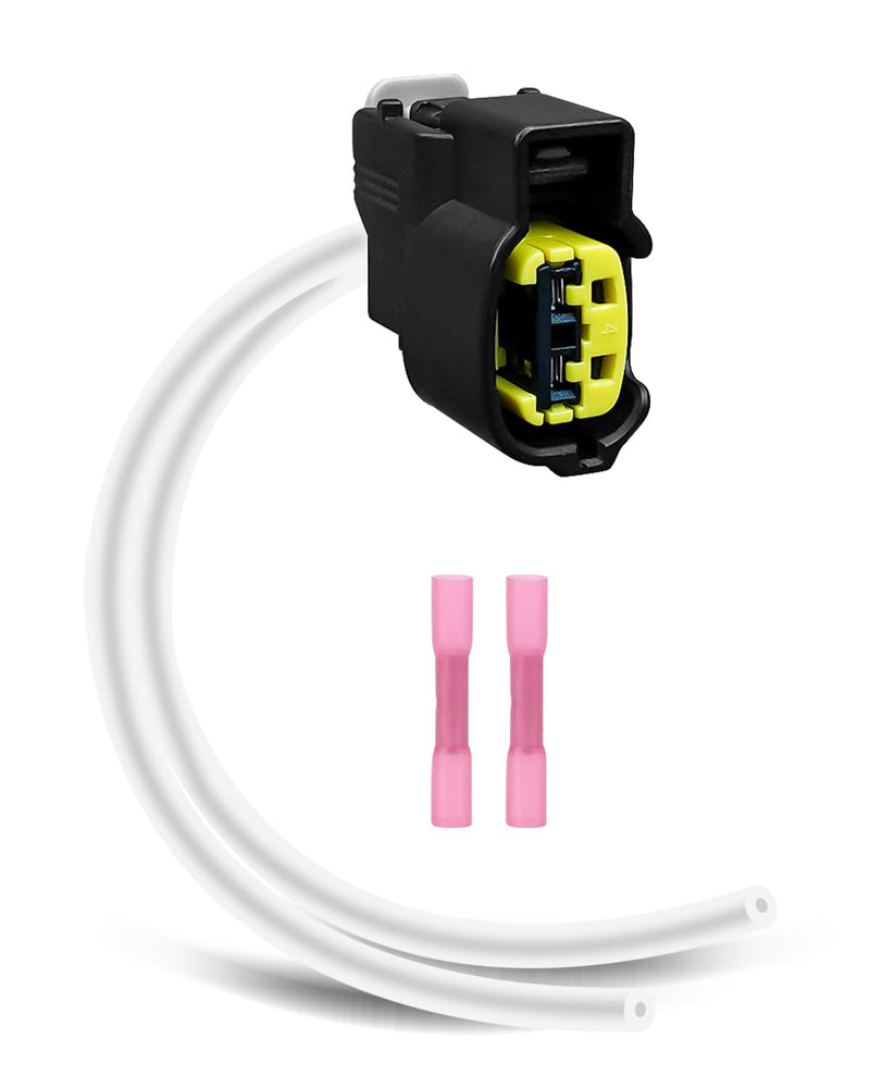 1 Pcs Electrical Ignition Coil Connector Plug Harness with Terminals Fit for Hyundai Accent Elantra Sonata Tucson Veloster Kia Forte Koup Optima Rio Soul 1.6L 1.8L 2.0L 2011-2020 Replace PT2910 S2928 1 P