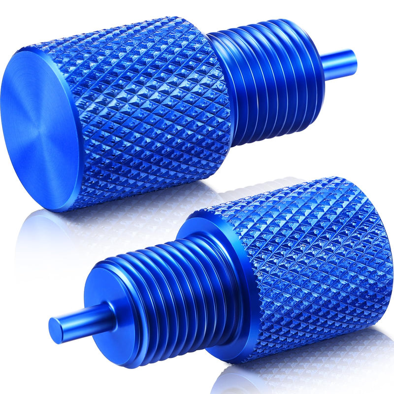 Frienda 2 Pcs Brake Proportioning Valve Bleeder Tool Shuttle Valve Bleed Tool Kit Compatible with Disc/disc/drum Pv2 Pv4 Combination Valves (Blue) Blue