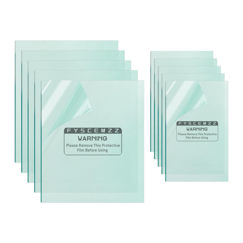 10PCS - 770858 Replacement Welding Helmet Clear Lens Kit for Inner and Outer Protective H-770858