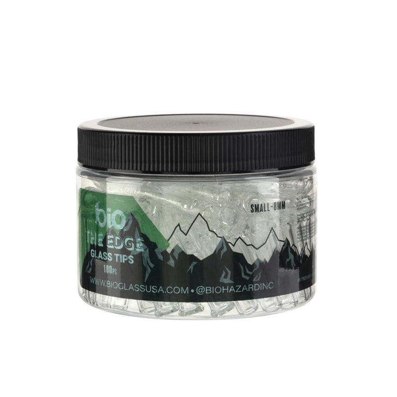 BIO Glass 'The Edge' 2 Pokes Glass Tips, 8mm - 100 Count 8mm - 100 Tips