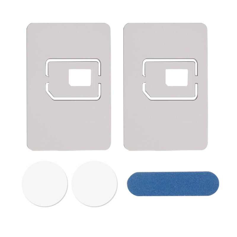 Sim Card Adapter Nano/Micro/Mini Card Converter Large Card Board 3 in 1 Card Holder 2pcs
