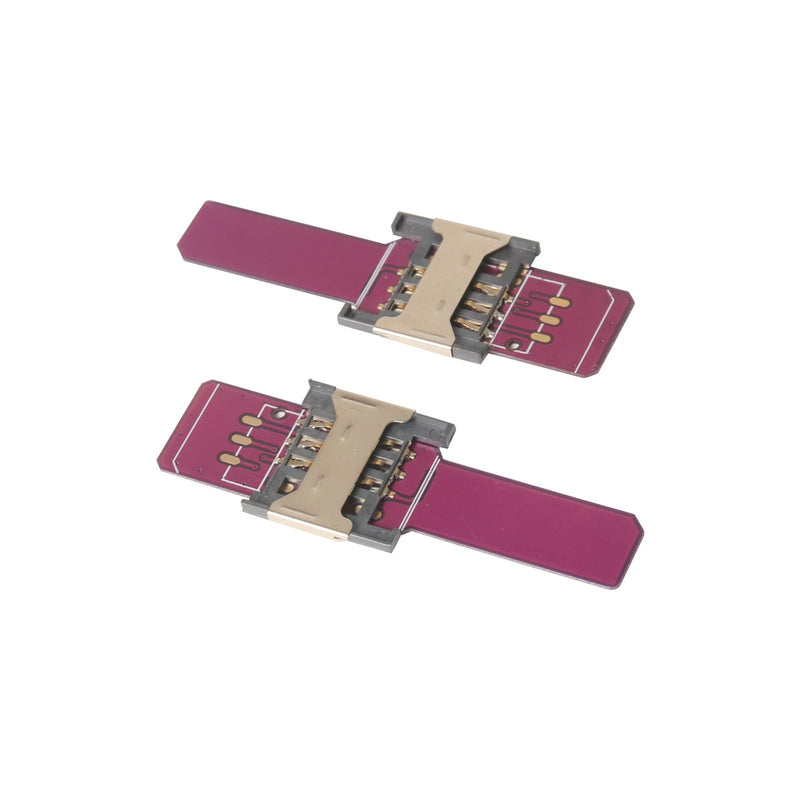 Nano Sim to Mini Sim Card Adapter Expander Test Board PCB Circuit Board Card Reader 2pcs