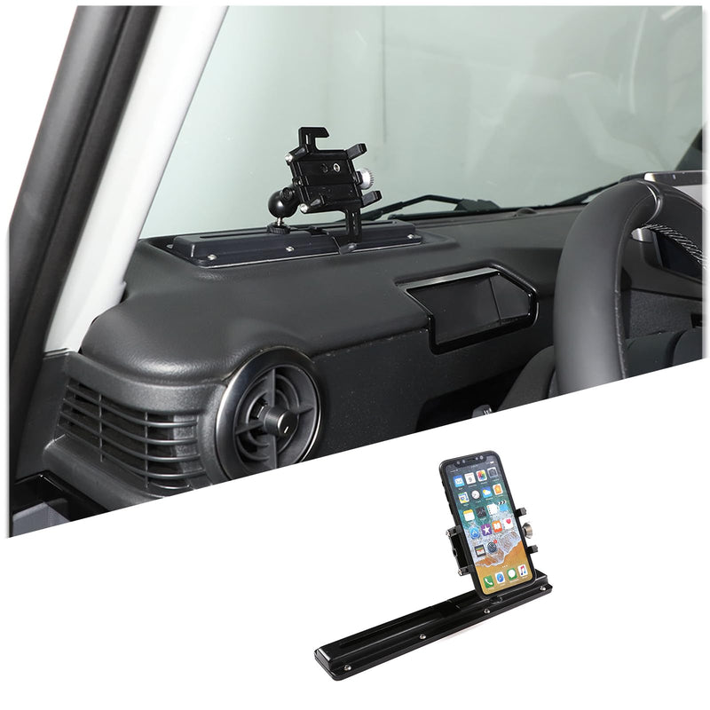 Car Central Control Multi-Function Phone Bracket Compatible with Ineos Grenadier 2020-2024 Dash Panel Track Cell Phone Holder Insert Accessories (Type A, Style A) Type A