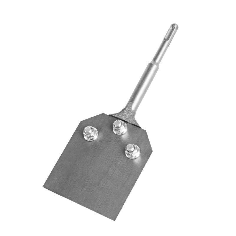 4 Inch Wide SDS-Plus Shank Floor Scraper Chisel, Tile & Thin-set Scaling - 4 In. x 10 In. Alloy Steel Bit Chisel for Cleaning Thin-set Mortar Tile Adhesive
