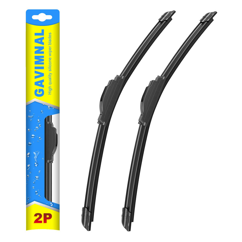 24"+24" Silicone Wiper Blades Replacement For Dodge Ram 1500 2002-2008, 2500 2003-2008, 3500 2003-2008, 1500 2019-2023, All-Season Front Windshield Wiper Blades (Set of 2) 24"+24"(Front wiper blades)