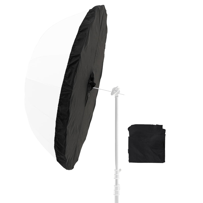 Godox DPU-165BS 165cm 65" Photography Umbrella Diffuser Soft Cloth (Umbrella not Included) Compatible with 65" Photo Umbrella Photo Studio Flash Speed Light （Black/Silver） 65inch/165cm Black/Silver