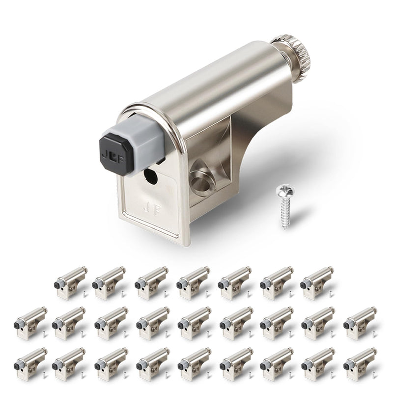 25 Pcs Soft Close Damper for Cabinet Doors/Wardrobe Doors,Adjustable Hydraulic Buffer,Noise Reduction & Smooth Closure,Universal Fit for Kitchen, Bathroom & Furniture（Includes Matching Screws） 25