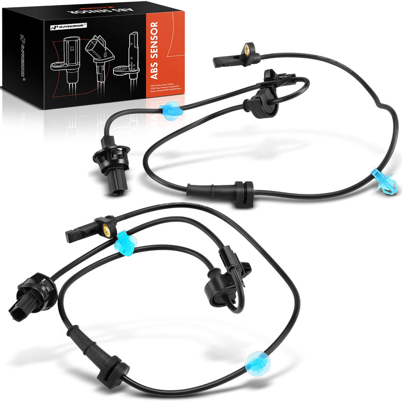 A-Premium Front Side ABS Wheel Speed Sensor Compatible with Honda, Acura Models - Pilot 2016-2020, MDX 2014-2020, Ridgeline 2017-2020, Passport 2019-2020 - 2-PC Set, Replace# 57455TZ5A02 Front Driver and Passenger Side