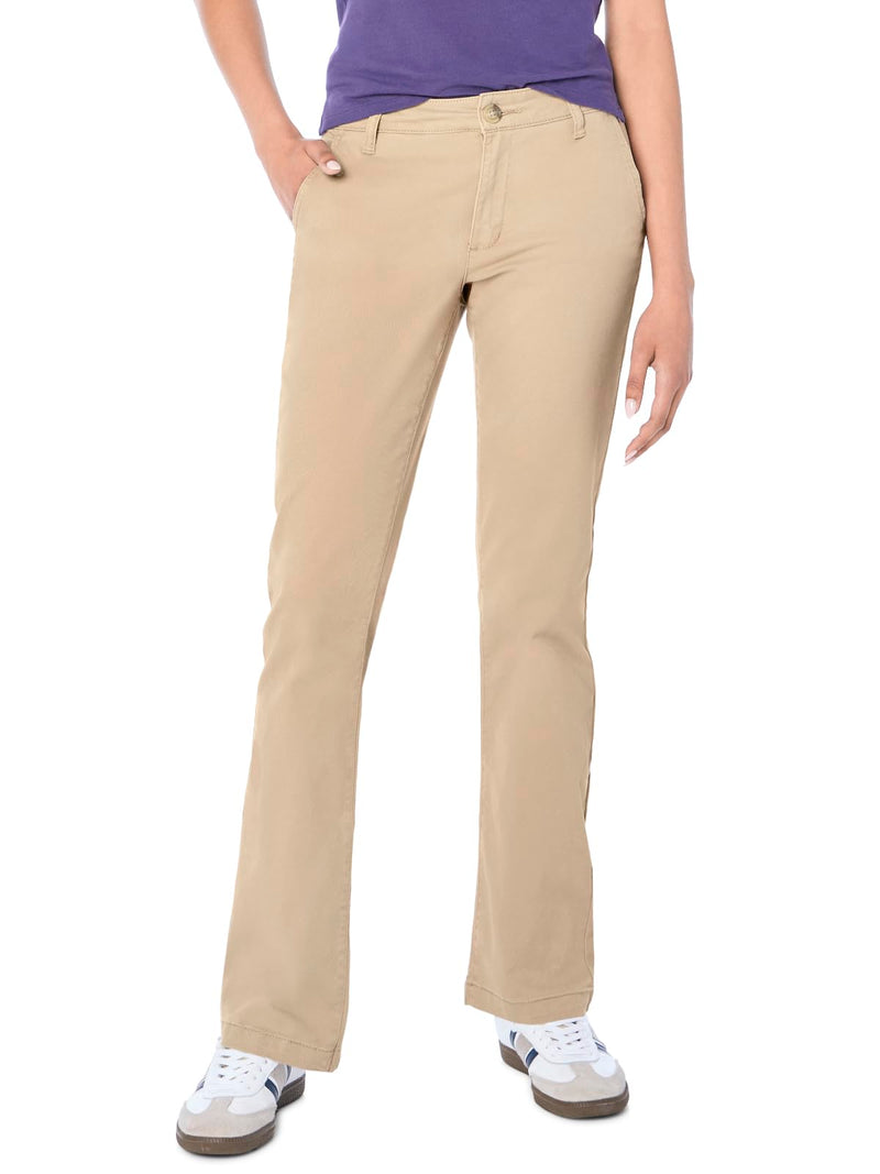 Aeropostale Women's Aero Classic Uniform Pant 4 Summer Tan