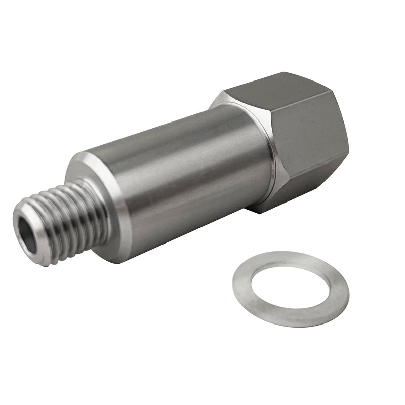 Coolant Temperature Sensor Water LS Engine Swap Adaptert Extended Length M12-1.5 Male to 3/8 NPT Female Fitting LSX LS1 LS3 LS2 LM4 LM7 L76 LQ4 LQ9 LR4 LS6 L92 L99 L33 LR4 LH6 M12x1.5-3/8 NPT Extended Length temp sensor AL