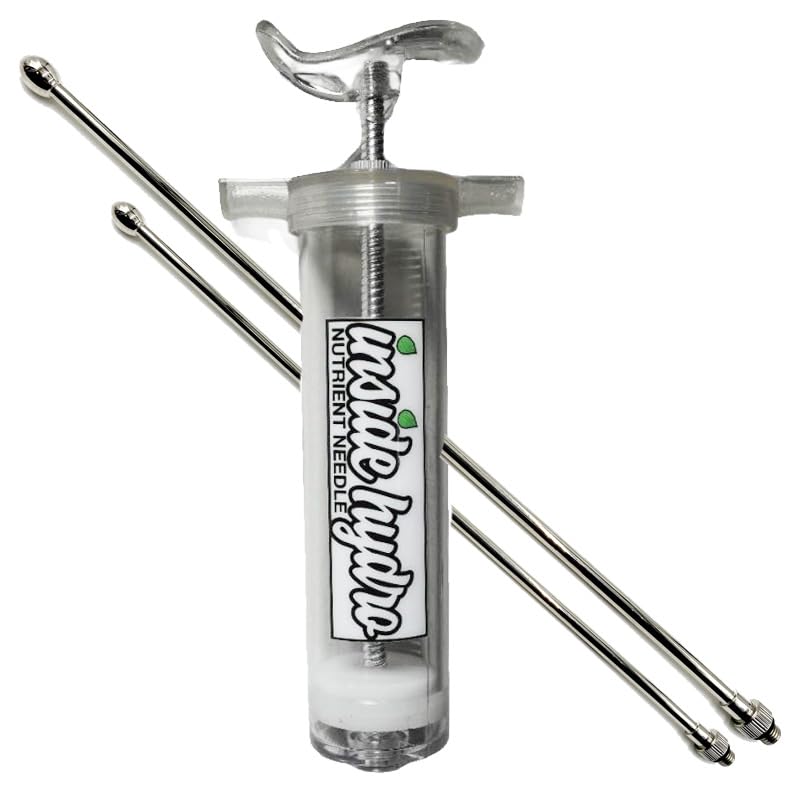 Nute Needle Kit 100ml Syringe 8"" & 14"" Needles - Inside Hydro, Clear