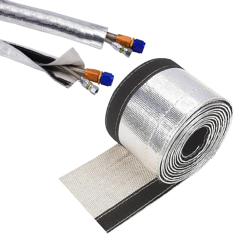 Heat Shroud, 1/2" I.D. x 10FT Heat Shield Automotive 1/2"I.D.x 10FT