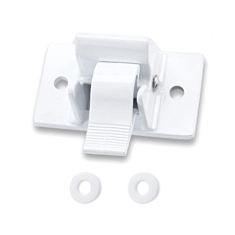 for RV Camper Trailer Bottom Mounting Bracket 8300 8500 9000 Awning Replacement White Lower （1 pc） white（T）