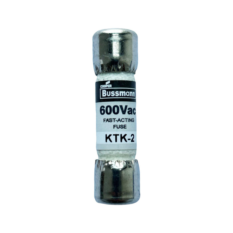 New OEM KTK-2 KTK-2A 600Vac Fast Acting Fuse, Pack of 10