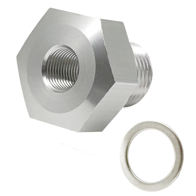 LS Engin Swap Oil Pressure Sensor Adapter, M16-1.5 Adapter to 1/8 NPT Oil Pressure Sensor Fitting for All GM LS Engines LS1 LSX LS3 4.2L 4.3L 4.8L 5.3L 6.0L 6.2L