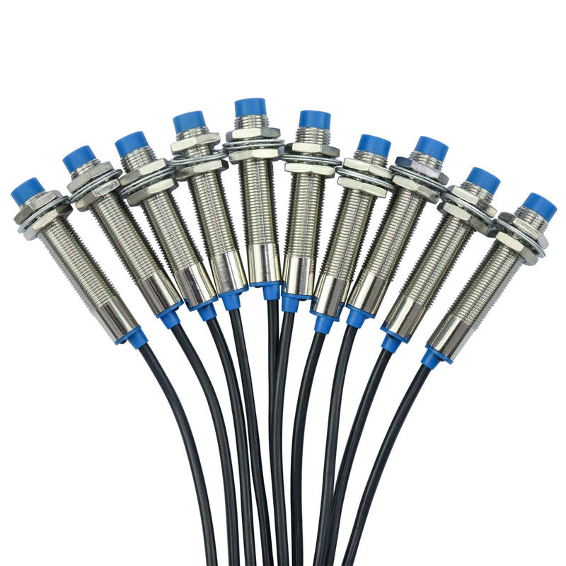 BestParts 10pcs New LJ12A3-4-Z/BX 4mm Inductive Proximity Sensor Switch Approach Switch NPN NO DC6-36V