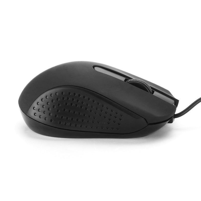 Wired USB Computer Mouse-Wired Mouse with Ergonomic Design, USB Computer Mouse for Laptops and PCs,Office and Home Mice (Black, Wired)
